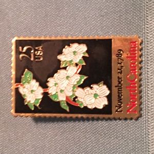 North Carolina flower post office stamp